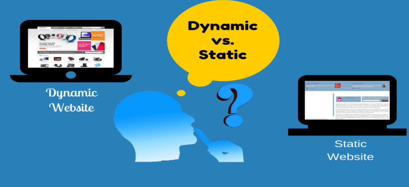 Difference between static and dynamic websites